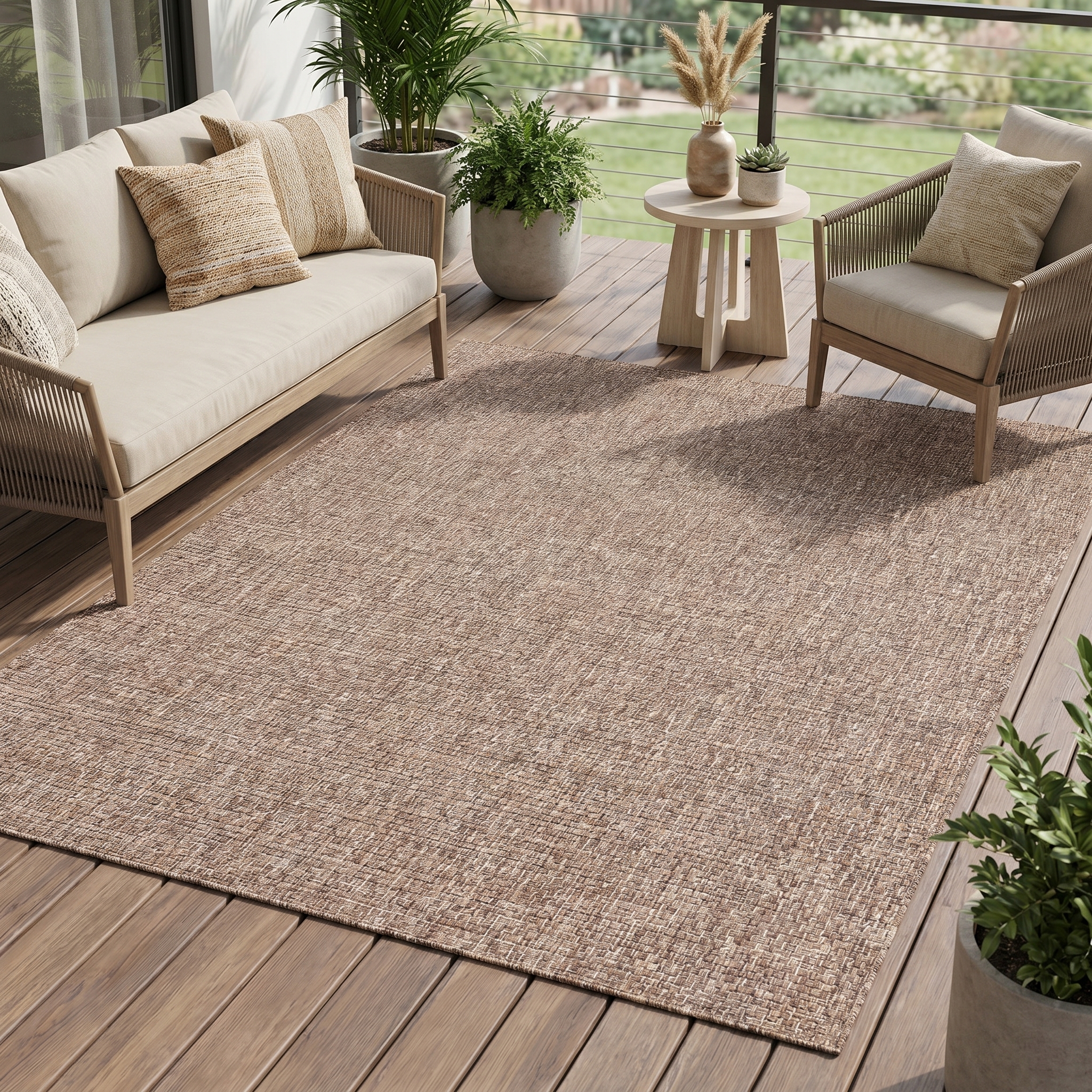 Teppich Outdoor Verano Braun