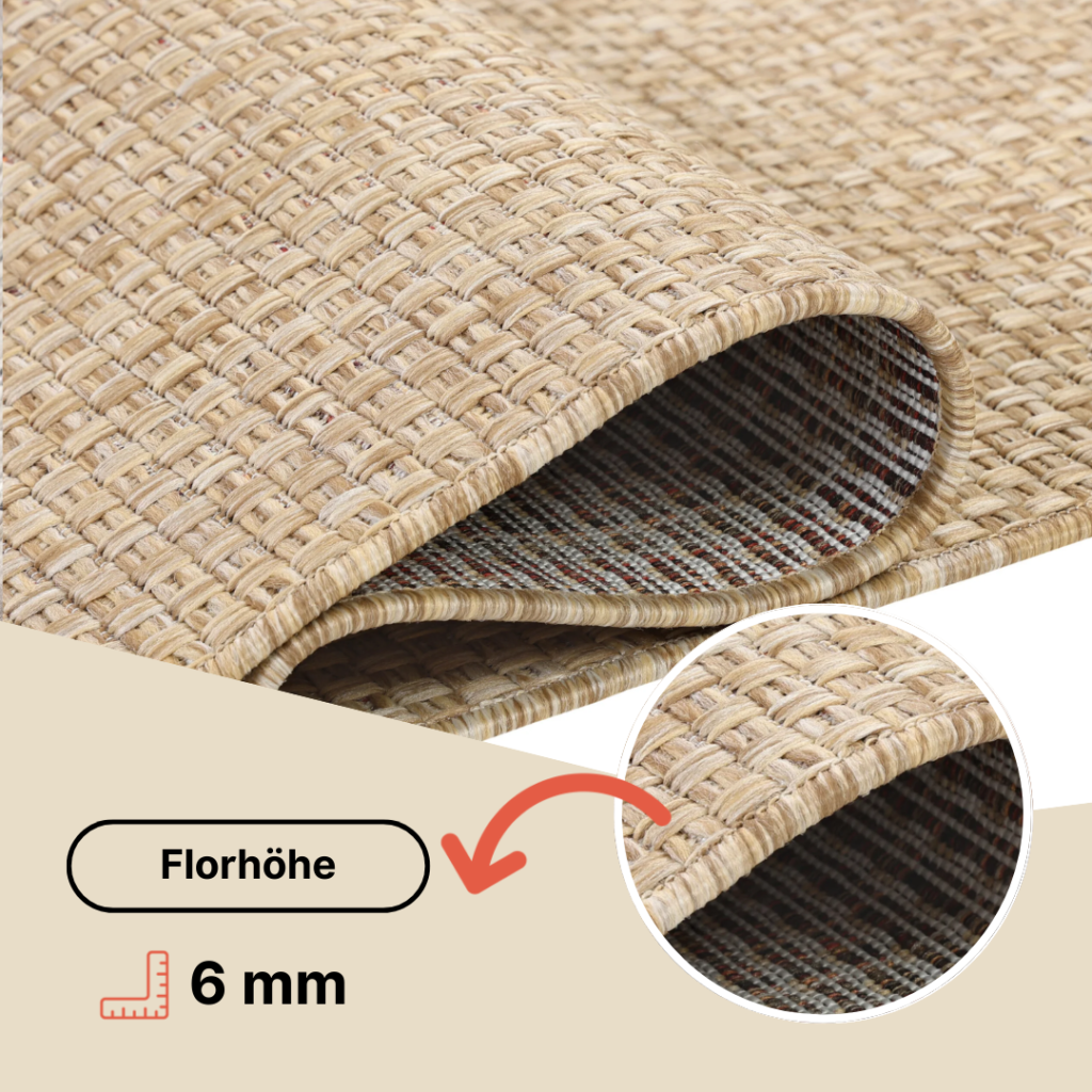 Teppich Outdoor Verano Braun