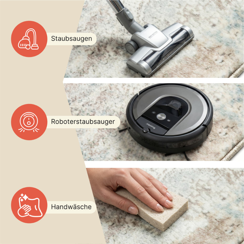 Teppich Venezia Modern Abstrakt Beige Braun Rutschfest