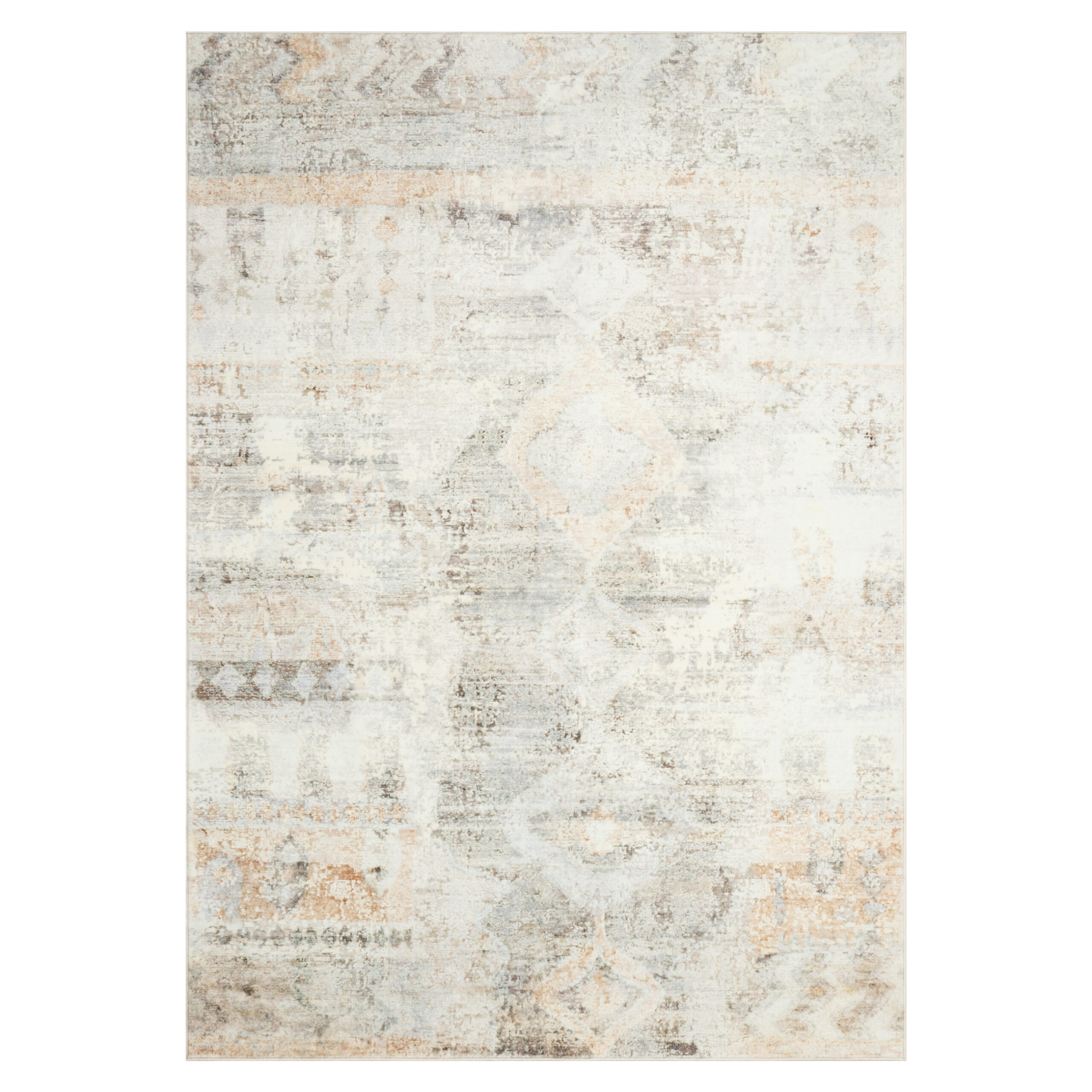 Teppich Bari Abstrakt Ethno Beige Rutschfest