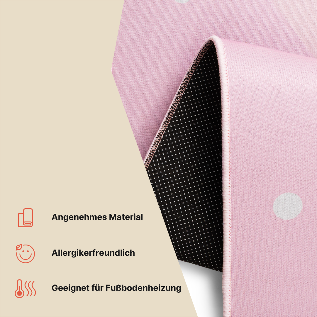 Kinderteppich Joy Einhorn Rutschfest