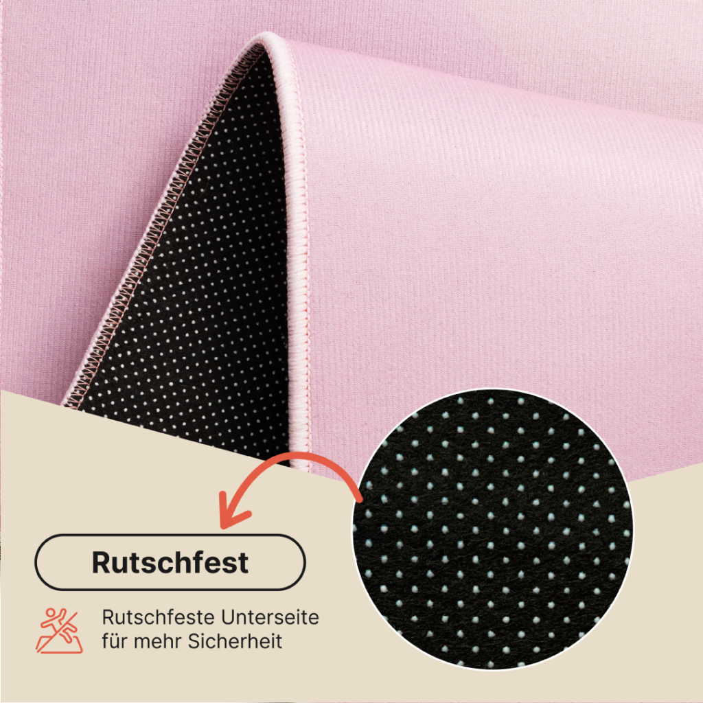 Kinderteppich Joy Einhorn Rutschfest
