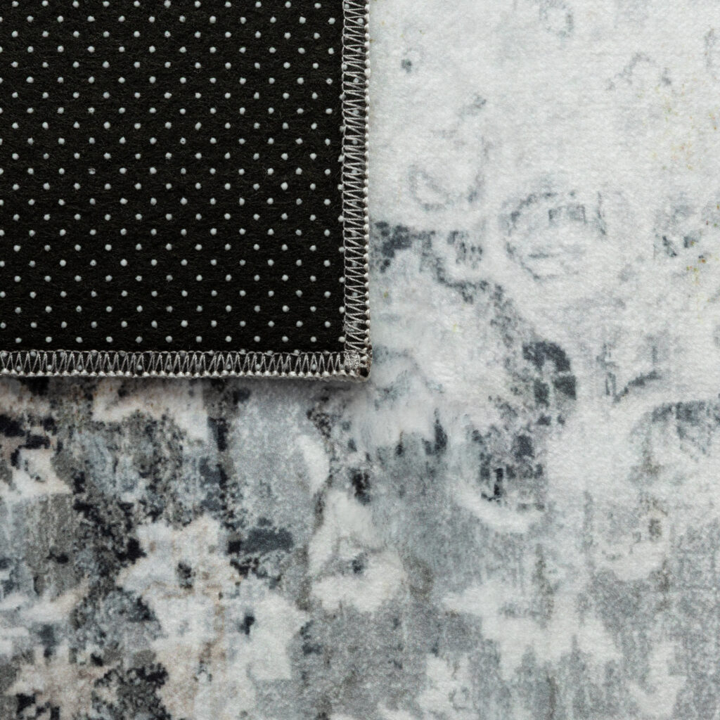 Teppich Venezia Abstraktes Muster Grau Blau Beige Rutschfest