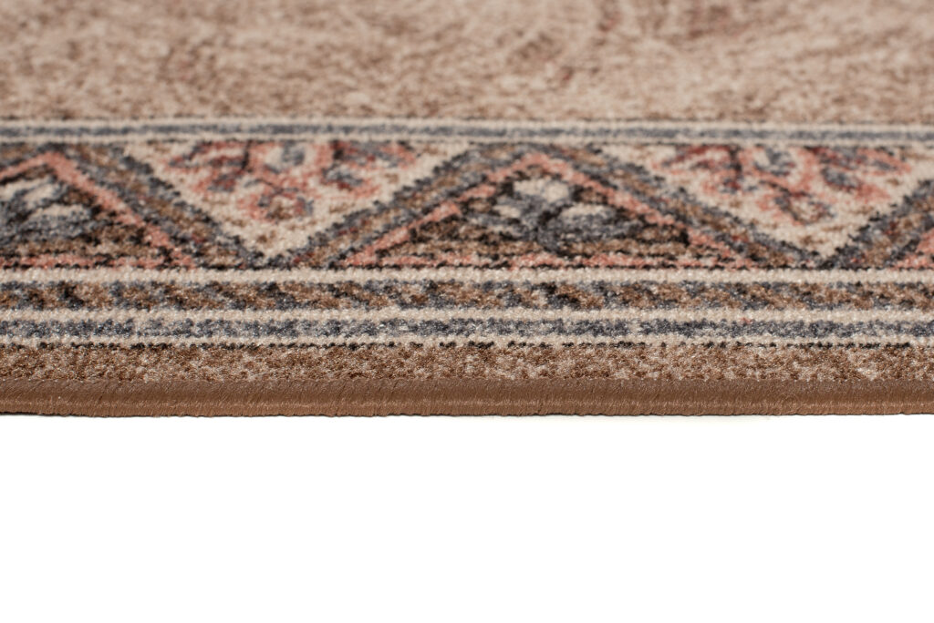 Teppichläufer Rutschfest Braun Beige Geometrisch Meterware