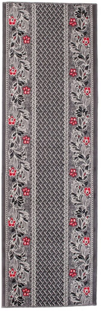 Teppichläufer Dream Grau Abstrakt Floral Meterware