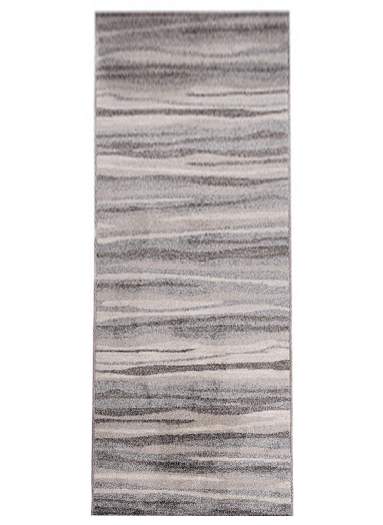 Teppichläufer Sari Grau Beige Abstrakt Meterware