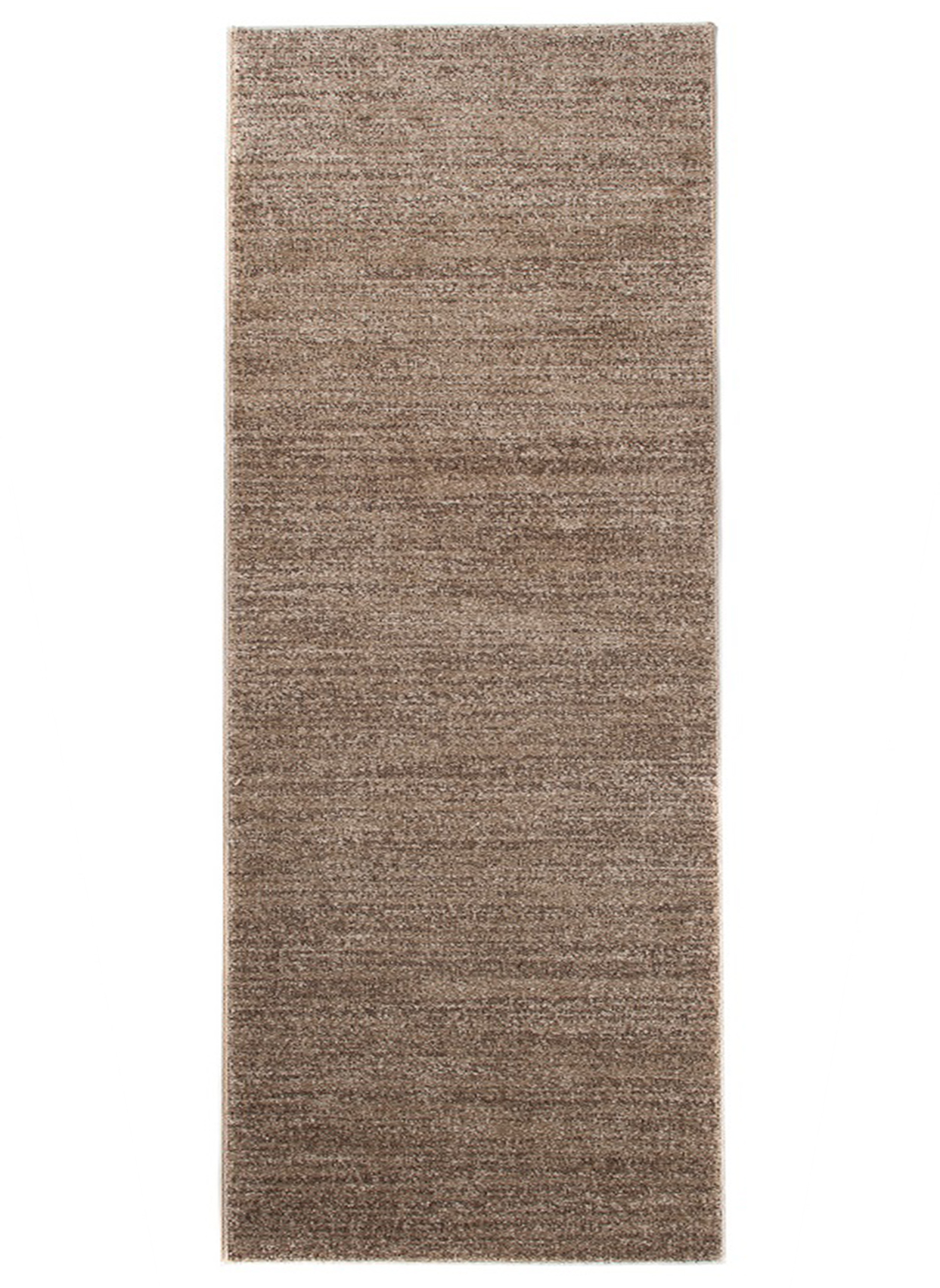 Teppichläufer Sari Dunkelbeige Meliert Meterware