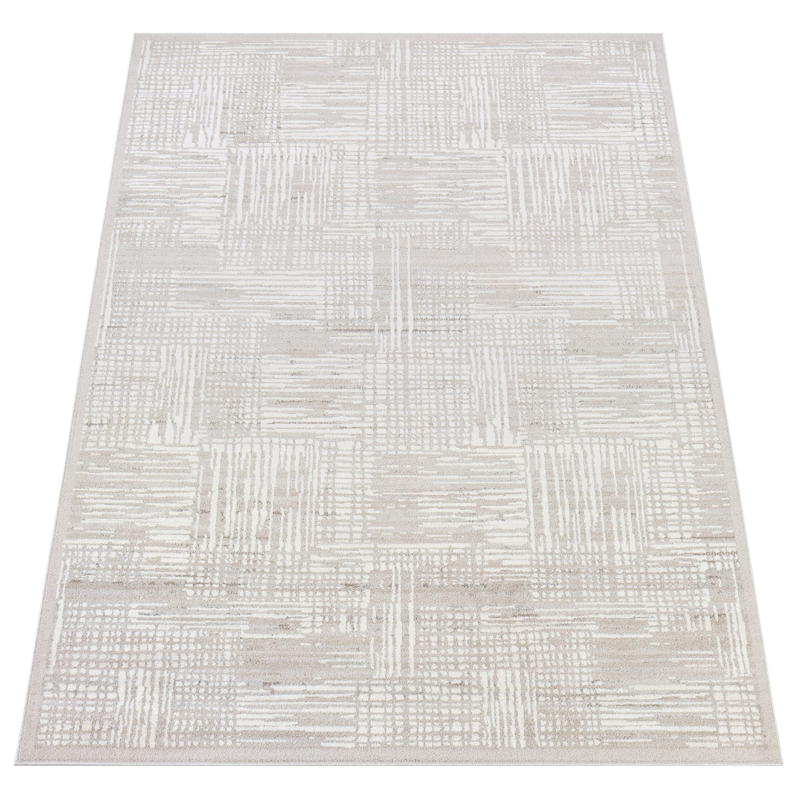 Teppich Trend Beige mit modernen Linien
