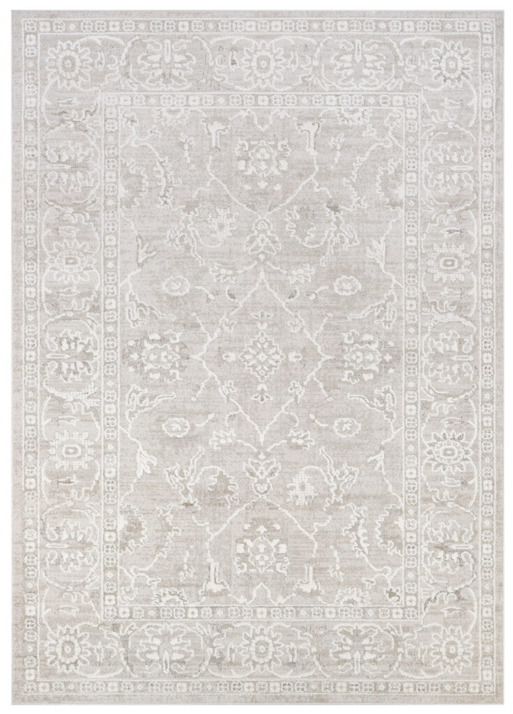 Teppich Trend Beige Blumen Vintage