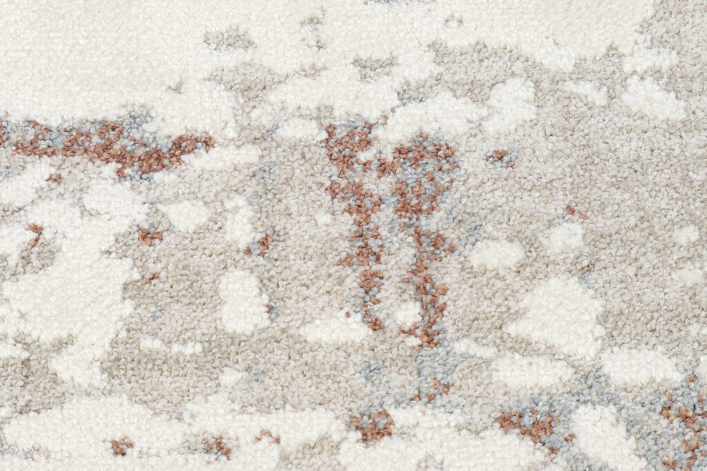 Teppich Trend Creme Braun Abstrakt