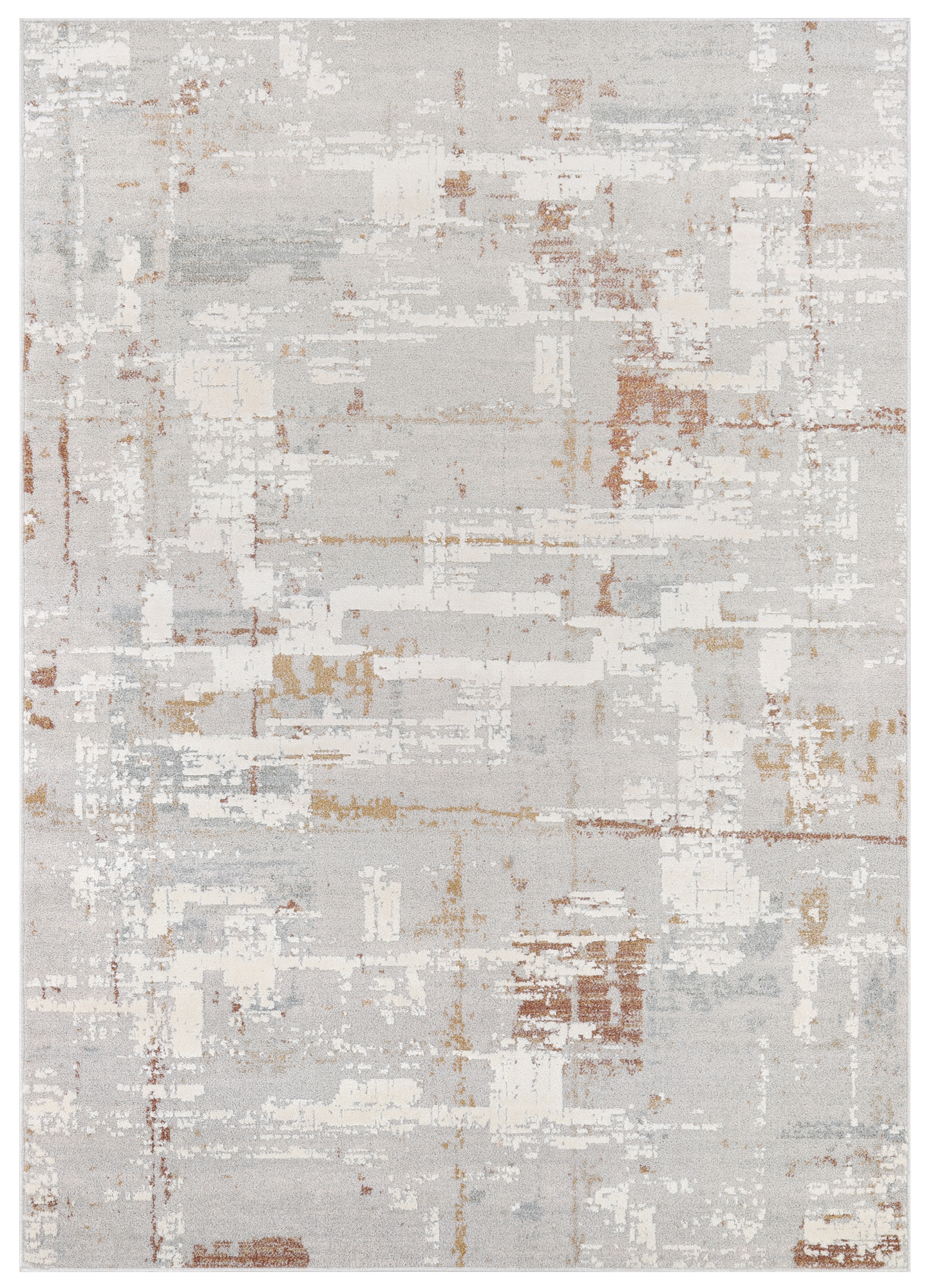 Teppich Trend Grau Creme Abstrakt